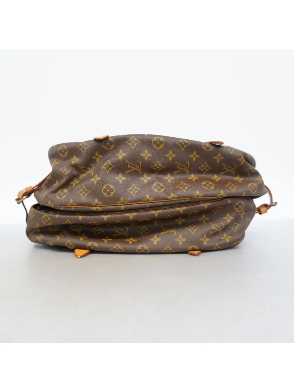 Louis Vuitton Shoulder Bag Monogram Saumur 43 Brown